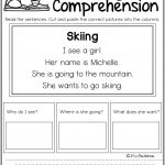 Free Reading Comprehension Cut And Paste | Literacy Resources   Free Printable Kindergarten Worksheets Cut And Paste