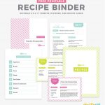 Free Recipe Binder Template   Tutlin.psstech.co   Free Printable Recipe Page Template
