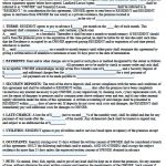 Free Residential Lease Agreements Pdf And Word Templates Basic Blank   Free Printable Residential Rental Agreement Forms