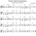 Free Sheet Music Scores: Pomp And Circumstance (Land Of Hope And   Free Printable Sheet Music Pomp And Circumstance