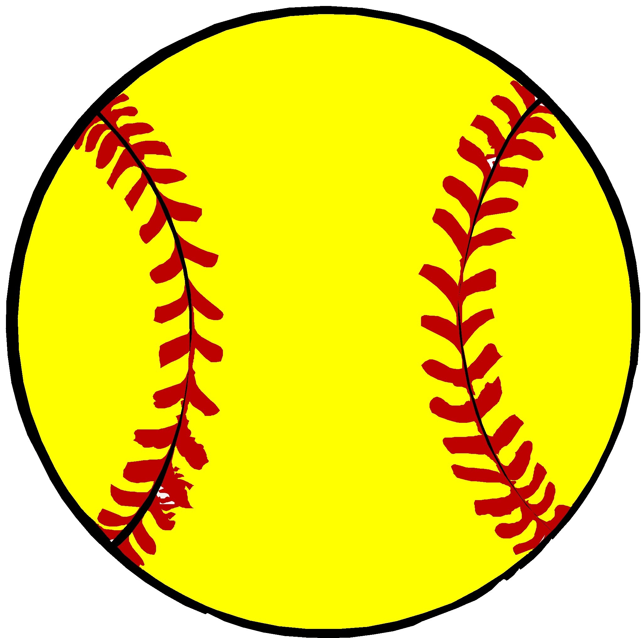 Free Printable Baseball Clip Art Images Inch Circle Punch Or Free