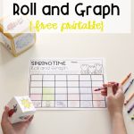 Free Spring Roll And Graph Math Activity For Preschool And Kindergarten   Free Printable Graphs For Kindergarten