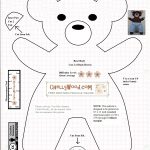 Free #teddybear #plush #toy Pattern @ Chellywood – Free   Free Teddy Bear Patterns Printable