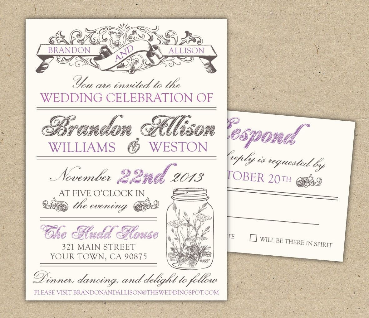 Free Templates For Invitations | Free Printable Vintage Wedding - Printable Invitation Templates Free Download