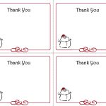 Free Thank You Cards Printable | Free Printable Holiday Gift Tags   Free Printable Thank You Tags Template