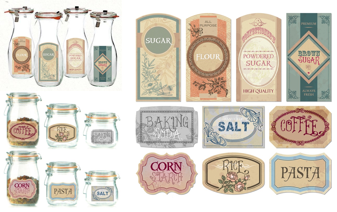 Free The Diva: Freebies - Free Printable Old Fashioned Labels