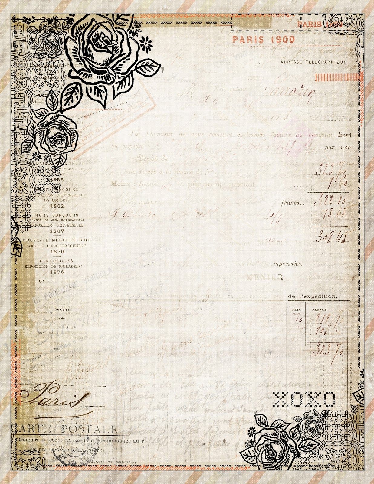 Free To Download! Printable Vintage Style French Stationaryjodie - Free Printable Stationary