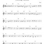 Free Trumpet Sheet Music | Waltzing Matilda   Free Printable Sheet Music For Trumpet