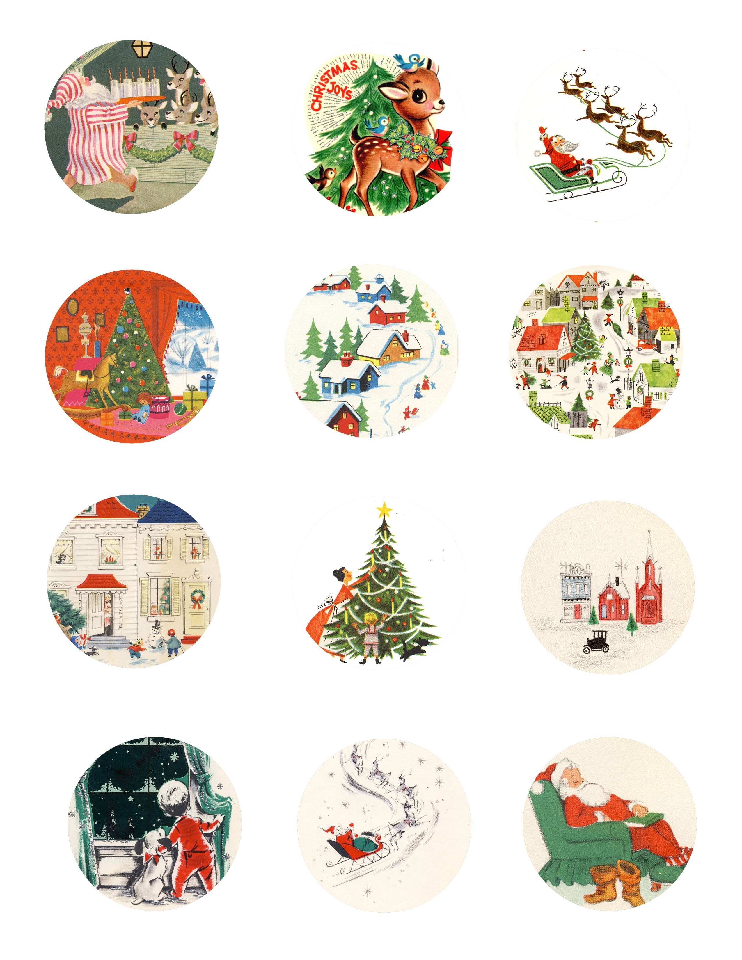 Free Vintage Tags |  Tags Page 1 791X1024 Free Printable Vintage - Free Printable Vintage Christmas Pictures