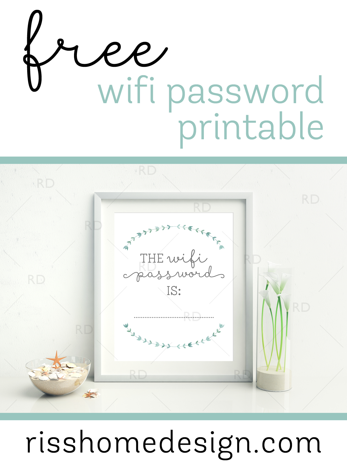 Free Wifi Password Printable For Your Home! Awesome To Display In A - Free Printable Wifi Sign