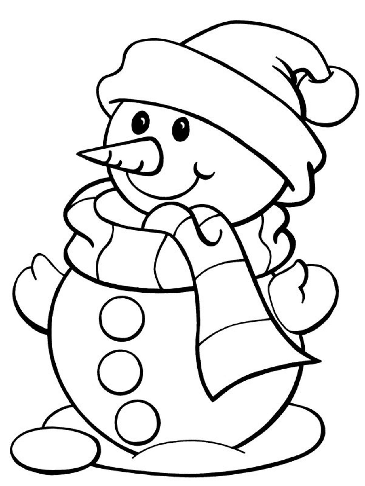 Free Winter Coloring Pages | Coloring Page | Kleurplaten - Christmas - Free Printable Winter Coloring Pages