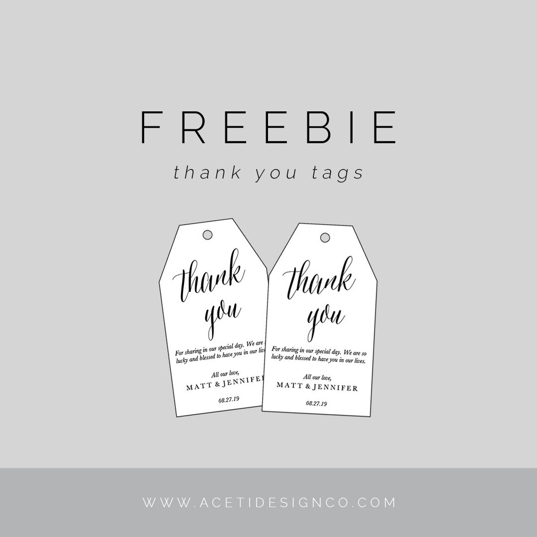 Freebie: Editable Thank You Tags | Gift Tags | Free Printable Gift - Thank You For Coming Free Printable Tags