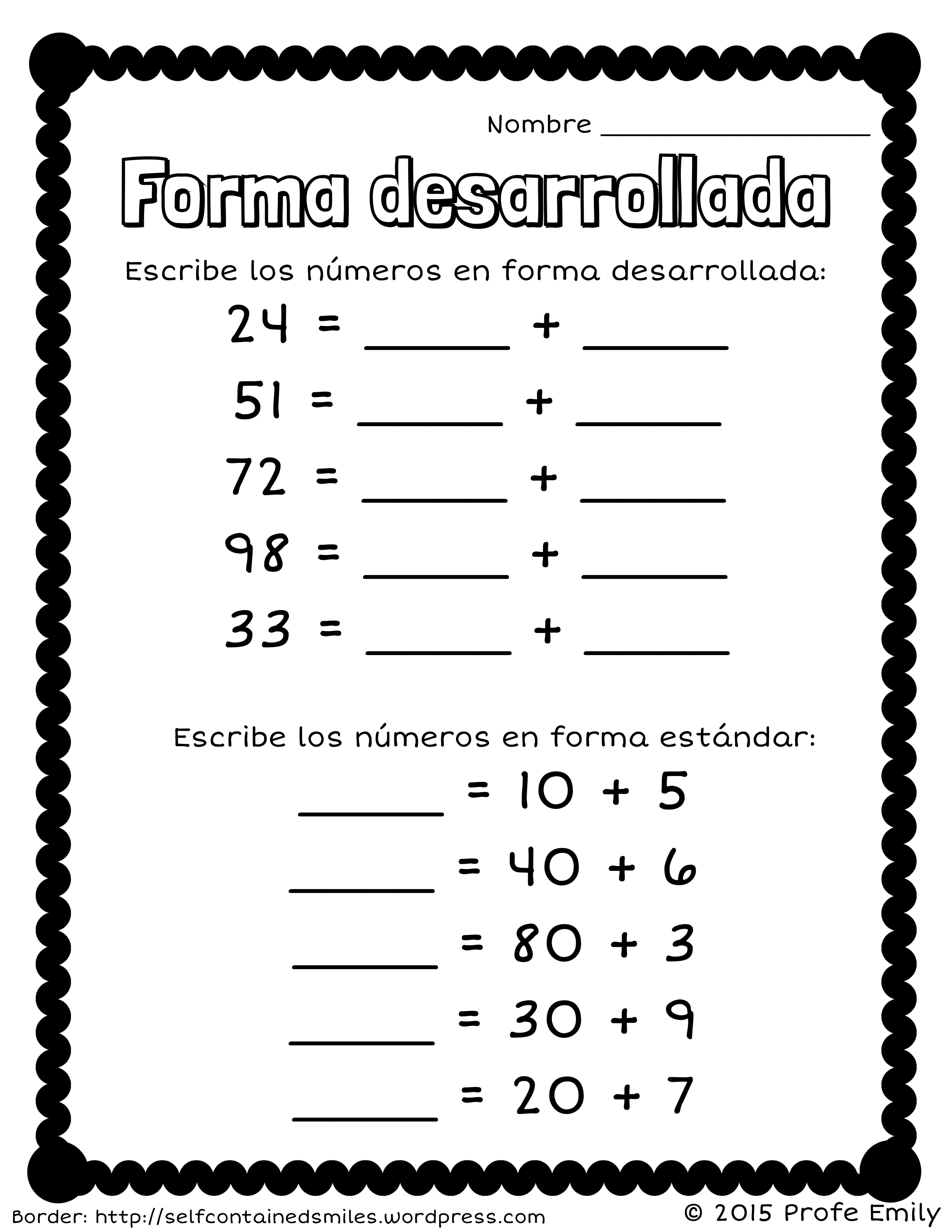 Free Printable Place Value Chart In Spanish Free Printable