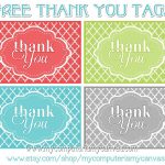 Freebie} Printable Thank You Tags | Primary | Thank You Tags, Thank   Free Printable Thank You Tags Template