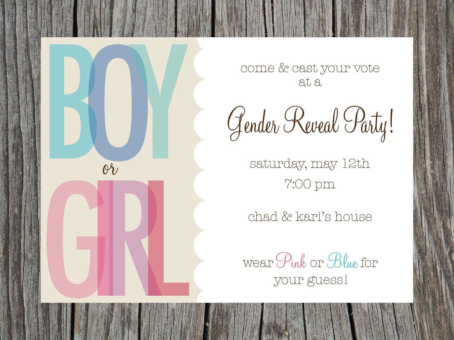Free Printable Gender Reveal Templates Free Printable