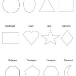 Geometric Shapes Worksheets | Free To Print   Free Printable Shapes Templates