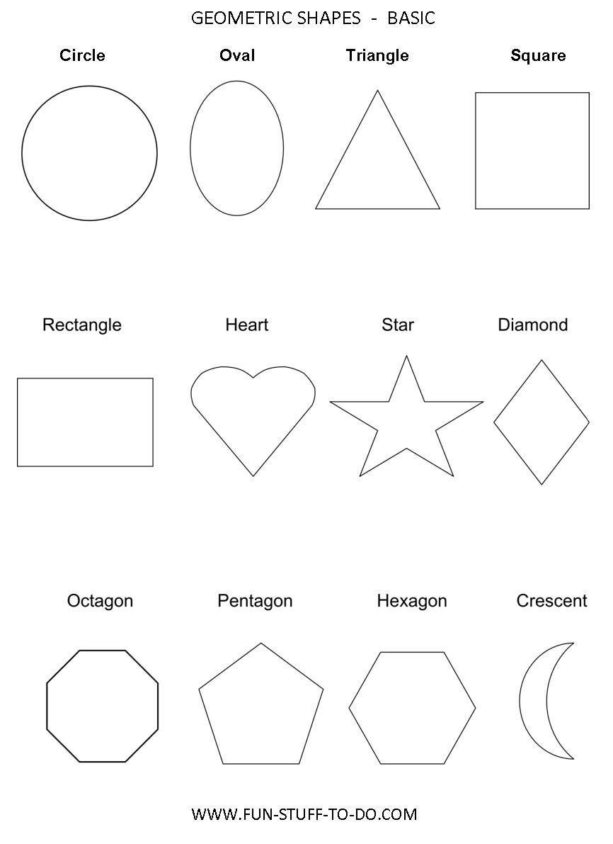 Free Printable Shapes Templates Free Printable