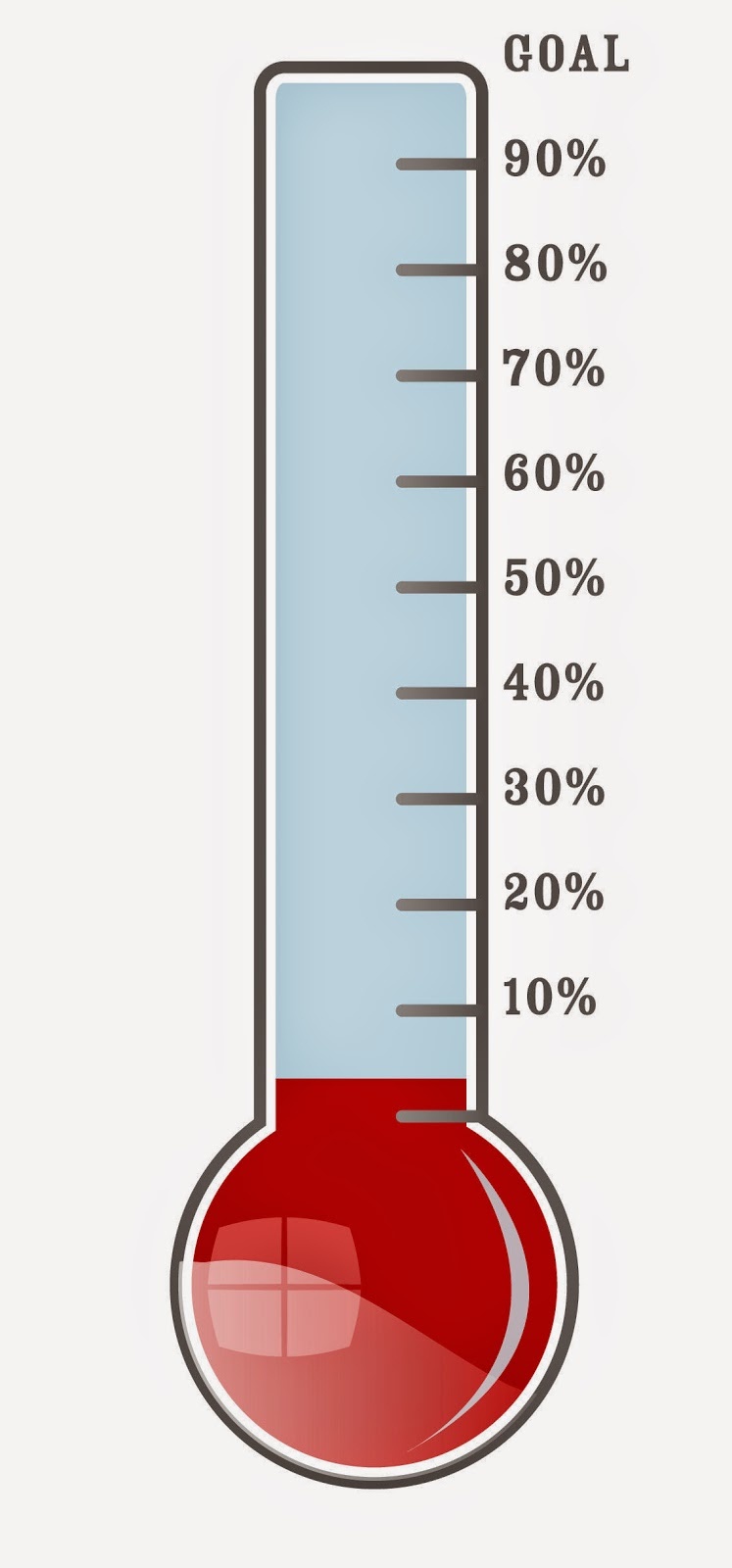 Free Printable Goal Thermometer Template Free Printable