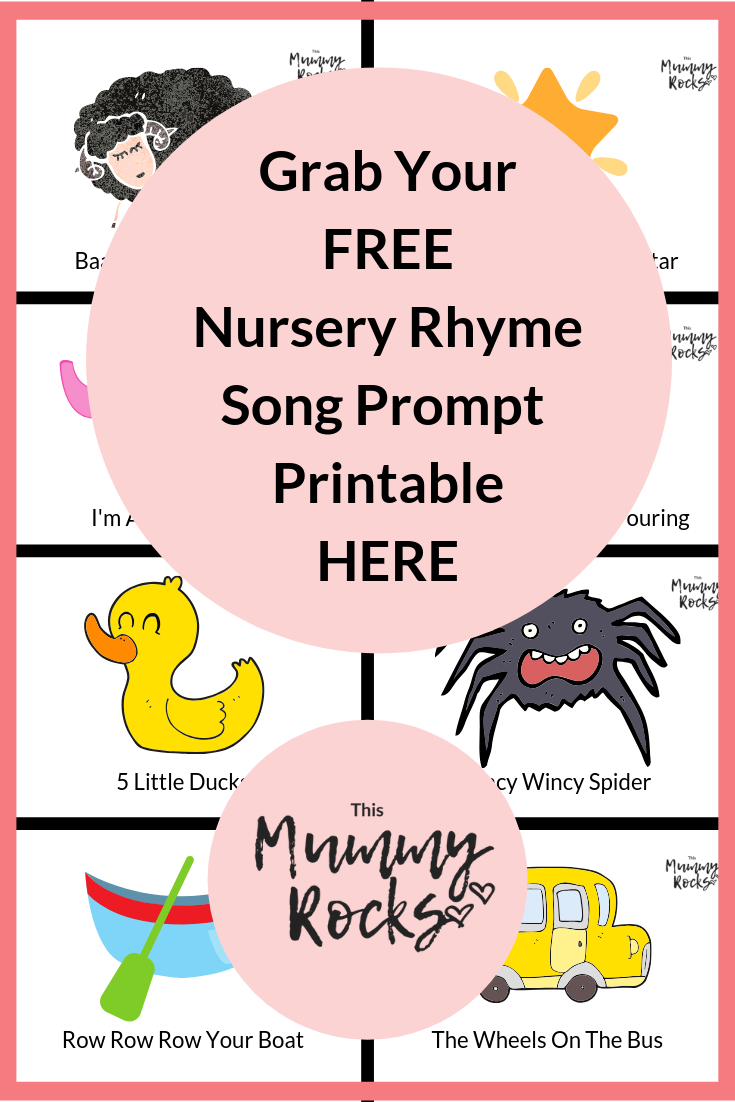 Grab Yourself A Free Nursery Rhyme Song Prompt Printable Here | Free - Free Printable Nursery Rhymes Songs
