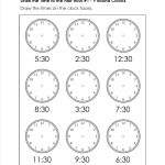 Grade Level Worksheets | Maths | 2Nd Grade Math Worksheets, First   Free Printable Telling Time Worksheets For 1St Grade