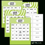 Grammar Bingo   Free Printable | Like A Teacher | Grammar Games   Free Printable Parts Of Speech Bingo
