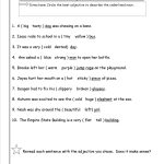 Grammar Worksheets Grade 1   Subject Verb Agreement On Pinterest   Free Printable Grammar Worksheets For 2Nd Grade