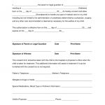 Grandparents' Medical Consent Form – Minor (Child) | Eforms – Free   Free Printable Child Medical Consent Form