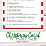 Guess The Christmas Carol Game   Lil' Luna   Free Printable Christmas Song Picture Game