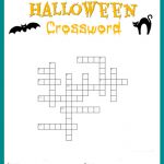 Halloween Crossword Puzzle Free Printable   Free Printable Halloween Word Search Puzzles