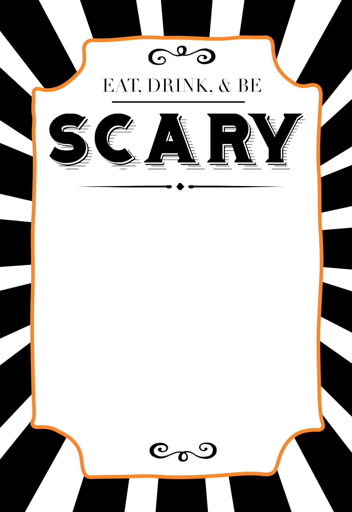 Halloween Invitations Free Printable Template - Paper Trail Design - Halloween Invitations Free Printable Black And White