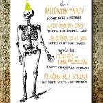 Halloween Party Invitations Free Printable … | Creepy In 2019…   Halloween Invitations Free Printable Black And White