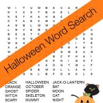 Halloween Word Search Free Printable | Happy Birthday Card   Free Printable Halloween Puzzles