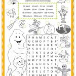Halloween Wordsearch Worksheet   Free Esl Printable Worksheets Made   Free Printable French Halloween Worksheets