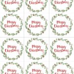 Hand Painted Gift Tags Free Printable | Christmas | Christmas Gift   Free Printable Christmas Gift Tags