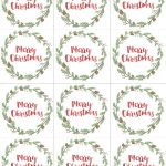 Hand Painted Gift Tags Free Printable | Christmas | Christmas Gift   Free Printable Customizable Gift Tags