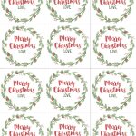 Hand Painted Gift Tags Free Printable | Gift Wrap | Christmas Gift   Diy Gift Tags Free Printable