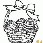 Handsome Easter Basket Coloring Pages | Free | Easter Coloring   Free Printable Easter Basket Coloring Pages