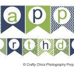Happy Birthday Banner Template Printable | World Of Label   Free Printable Happy Birthday Banner Templates