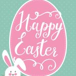 Happy Easter Bunny Printable | Holidays   Easter | Happy Easter   Free Printable Easter Greeting Cards