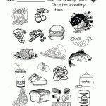 Healthy Vs Unhealthy Food Choices Worksheet. Use It As A Warm Up   Free Printable Healthy Eating Worksheets