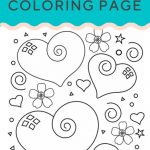 Heart Coloring Page | Free Printables ♡ | Valentines Day Coloring   Free Printable Heart Designs