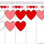 Heart Pattern Free Printable For Valentine's Day   Free Printable Valentine Heart Patterns