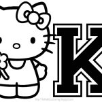 Hello Kitty   Hello Kitty Individual Letters A Z   Free Printable Hello Kitty Alphabet Letters