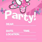 Hello Kitty Invitations | Pink Hello Kitty Ballet / Ballerina Party   Make Printable Party Invitations Online Free
