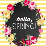 Hello, Spring!" Free Printable   Happiness Is Homemade   Free Printable Spring Decorations