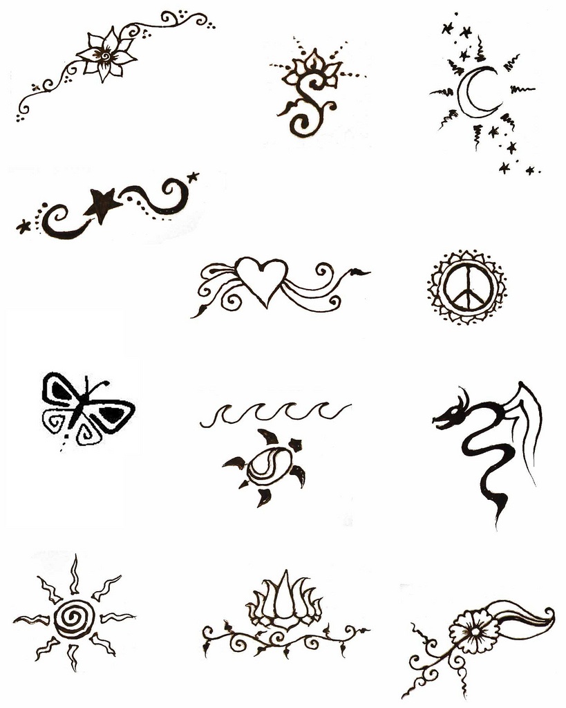 Henna Tattoo Designs Stencils - Henna Design - Free Printable Henna Tattoo Designs