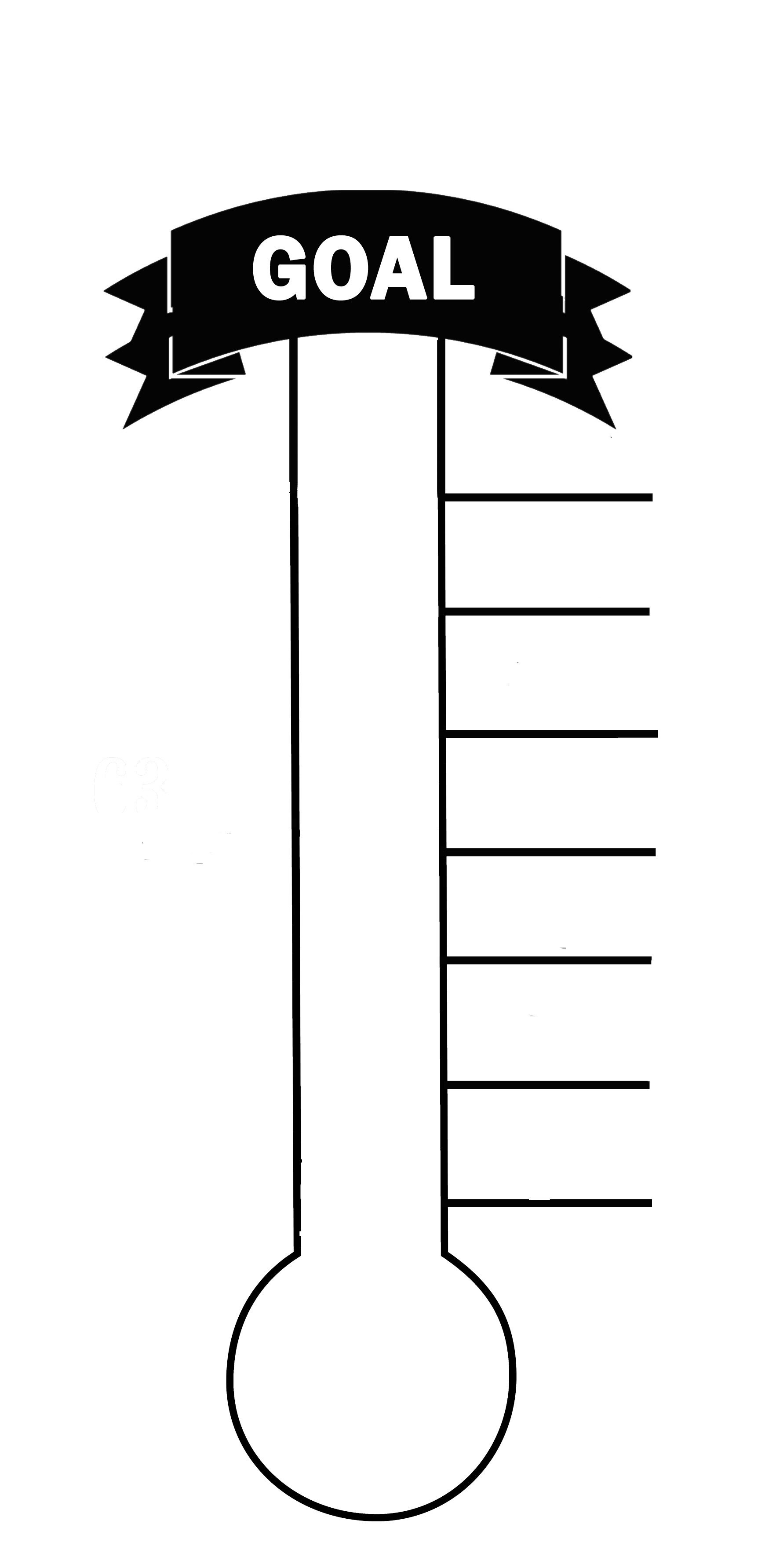 Here&amp;#039;s A Great Way To Encourage Your Church Or Small Group! Print - Free Printable Thermometer Goal Chart