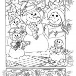 Hidden Pictures Publishing: Snowman Hidden Picture Puzzle For   Free Printable Christmas Hidden Picture Games