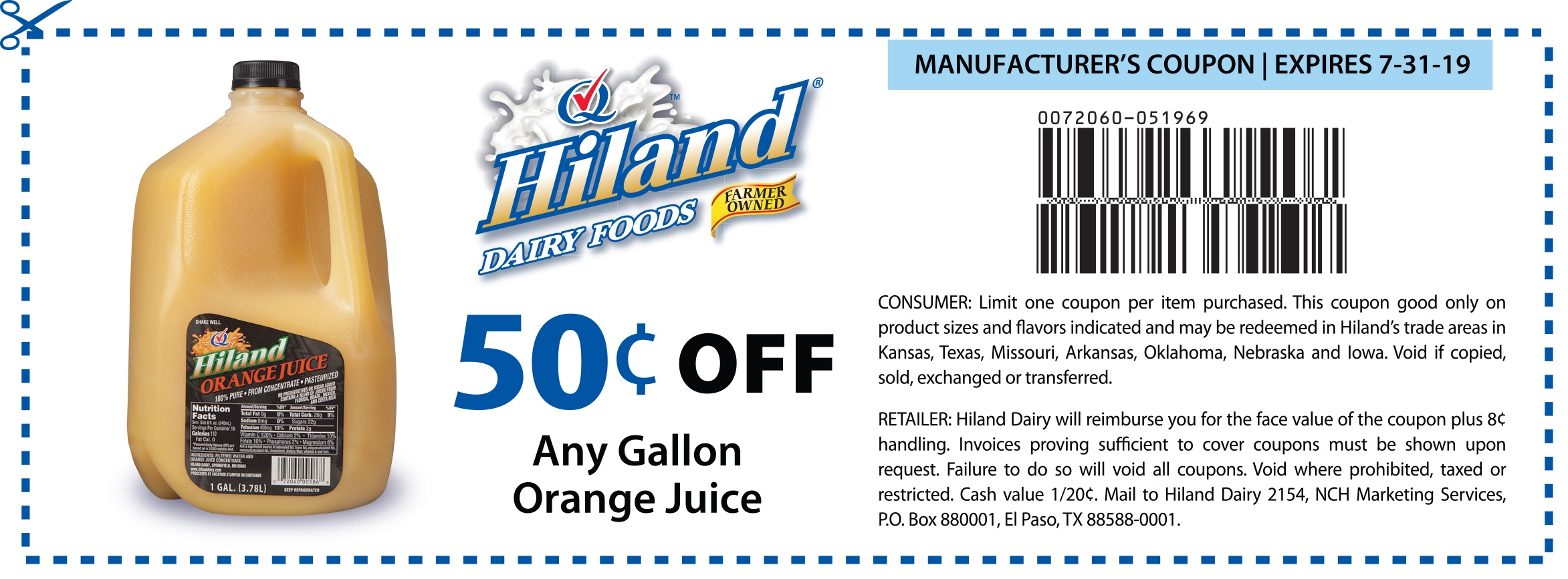 Hiland Dairy | Coupons Print - Free Milk Coupons Printable