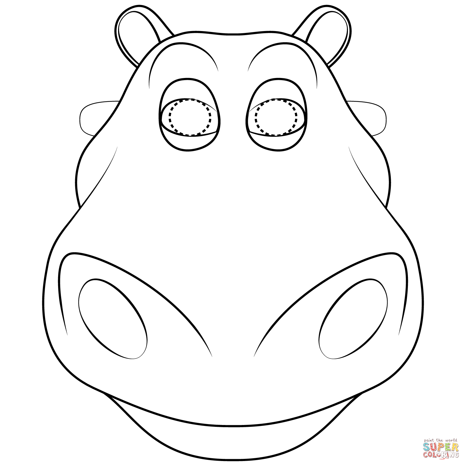 face-mask-hippo2-coloring-fun-cartoon-hippo-mask-template-lion